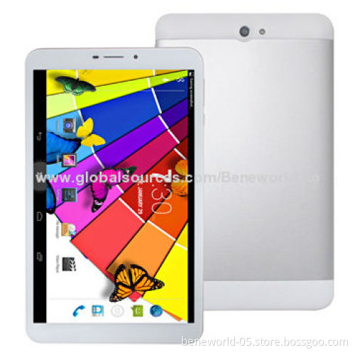 Metal Housing 8-inch IPS Quad Core Tablet PC, MTK8382 RAM 1GB with 2GB/3GB